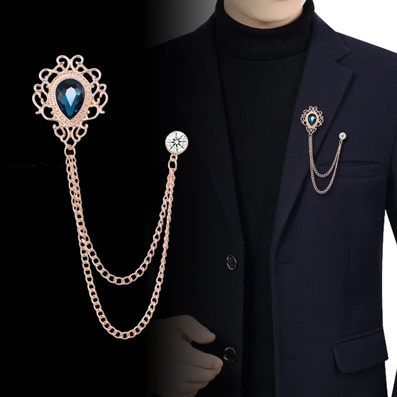 Women'S Accessories Jewelry - New Vintage Tassel Chain Rhinestone Crystal