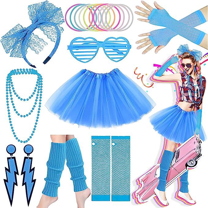 Women'S Accessories In The 80S - 80s Costume Accessories Headbands Gloves Knee