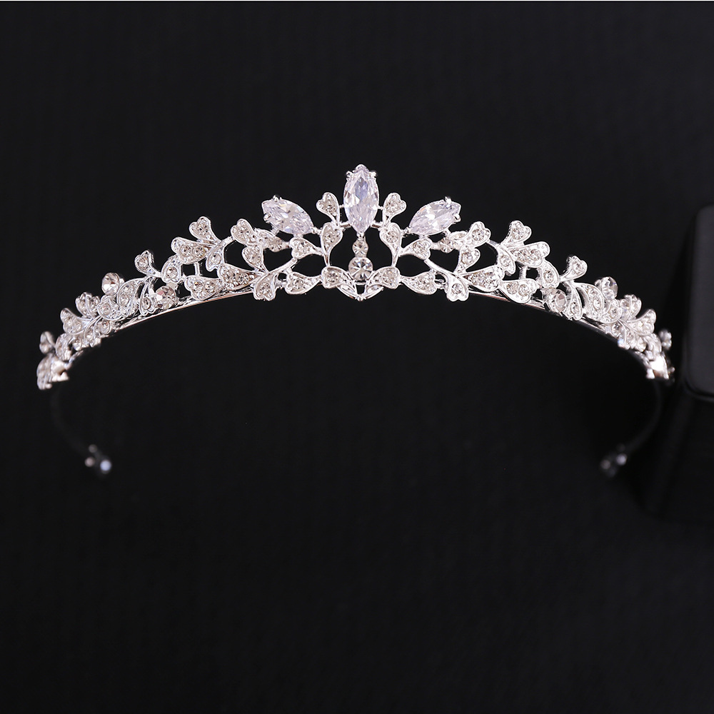 Women Jewelry Accessories For Black Dress - Baroque Luxury Cubic Zircon Bridal Crown