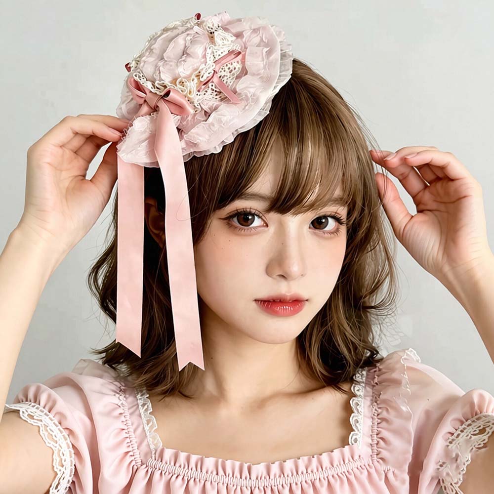 Women'S Victorian Era Accessories - Women Sweet Lace Mini Lolita Hair