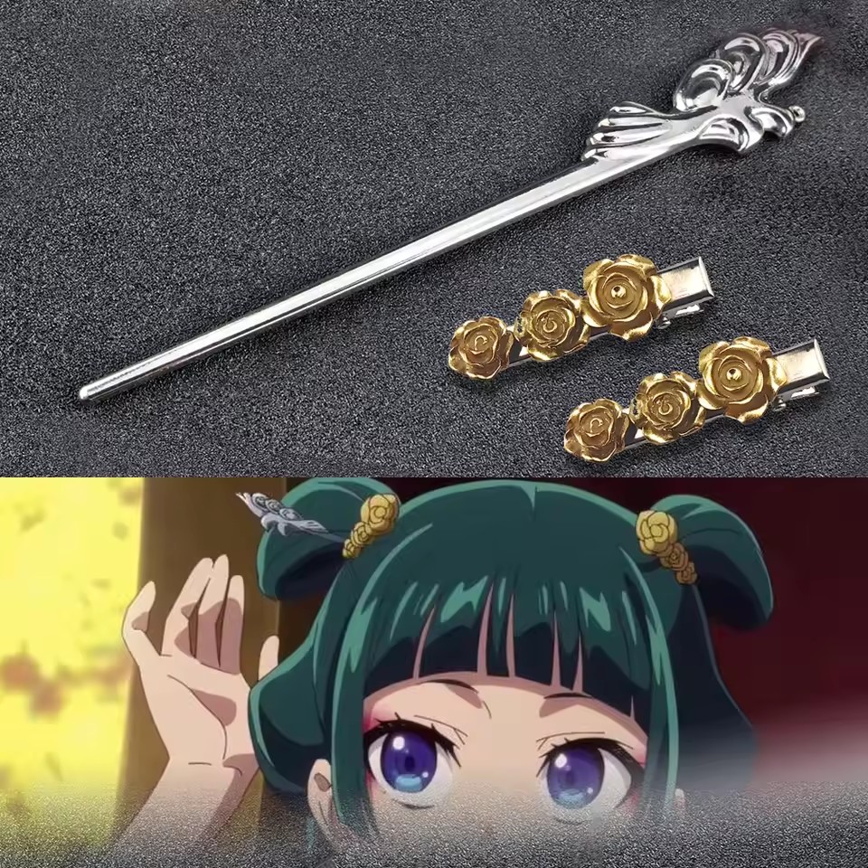 Women Accessories Aesthetic - Apothecary Diaries Alloy Hairpins Anime Cosplay