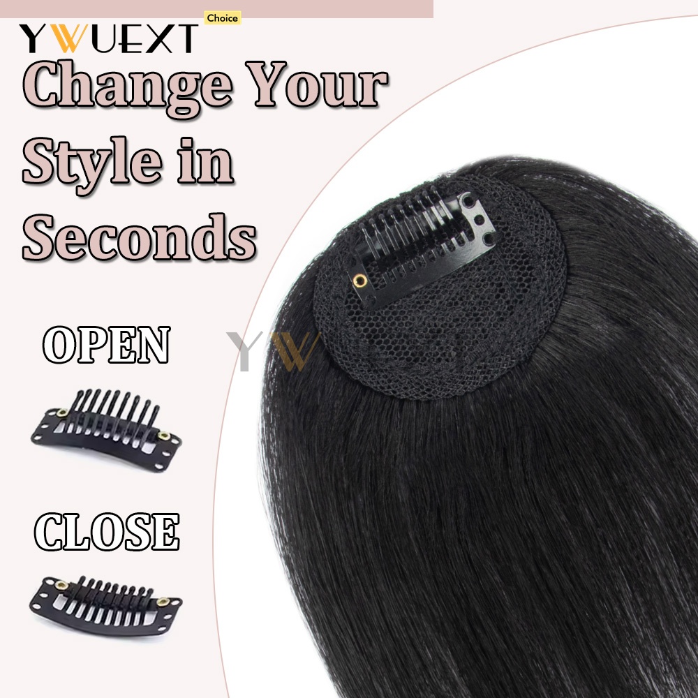 Clip In Human Hair Bangs Strai - Women Accessories Clearance ulasan dan harga