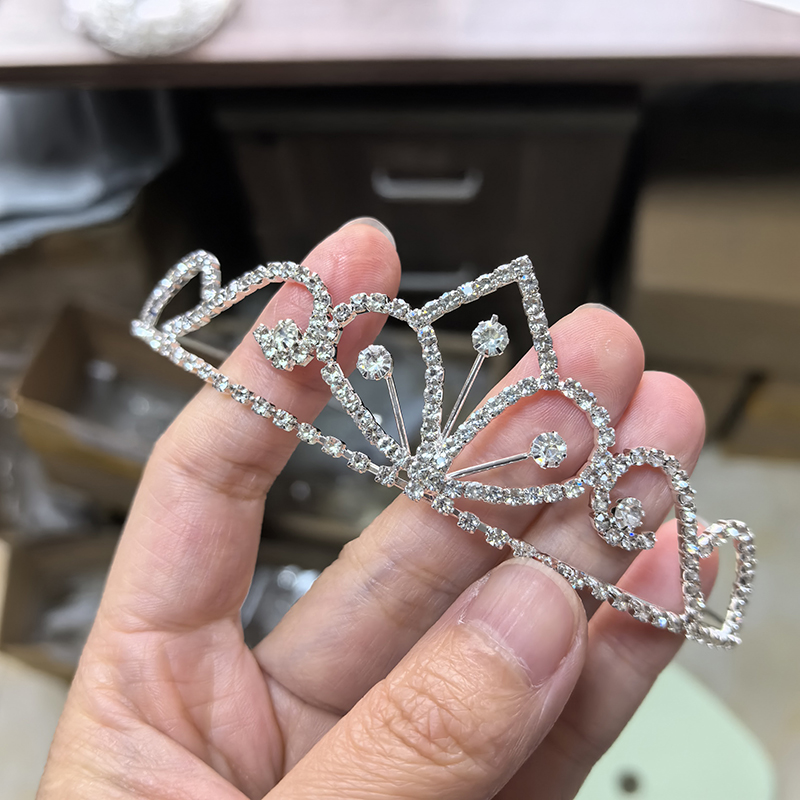 Silver Color Rhinestone Bridal - Women Accessories Aesthetic ulasan dan harga