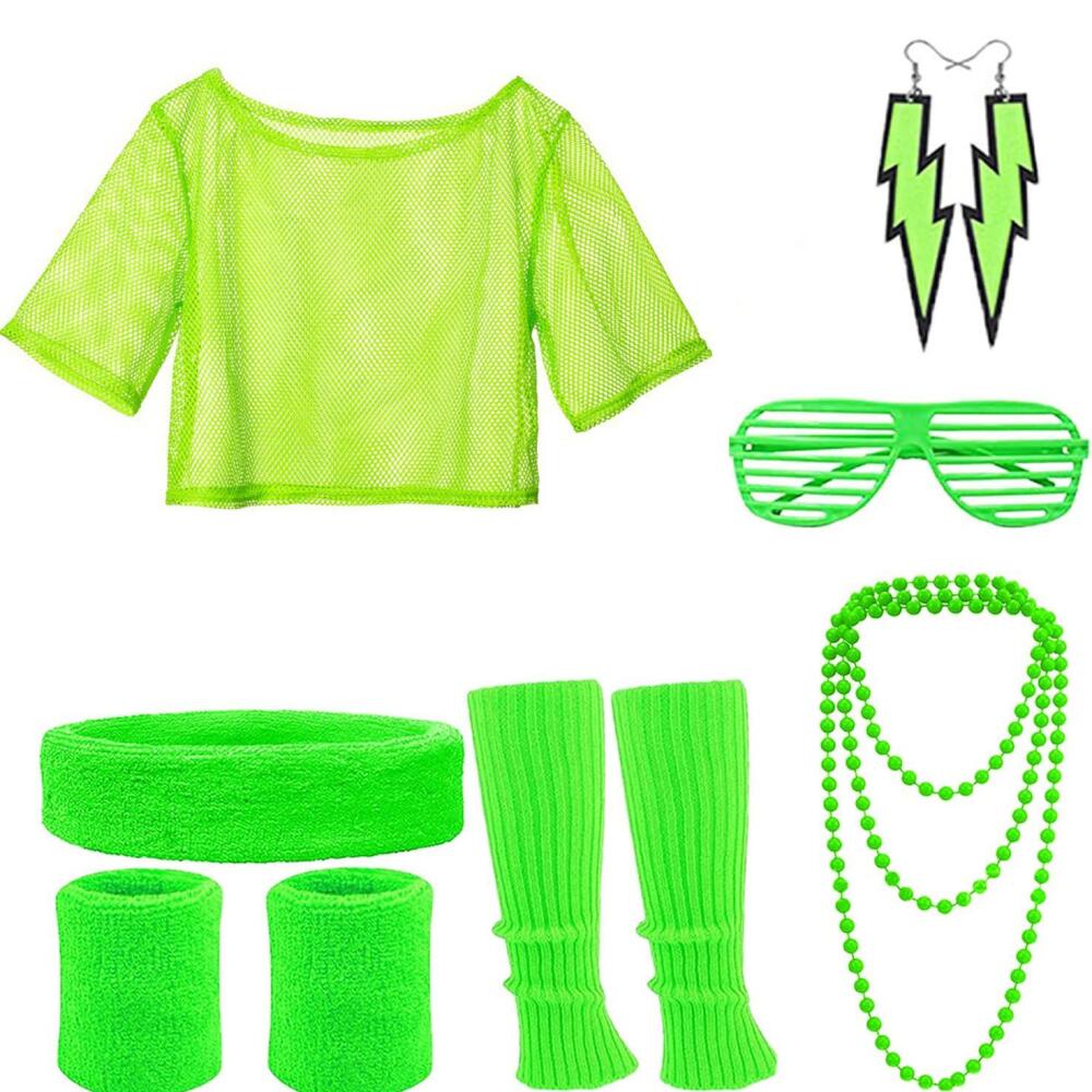 80S Disco Party Outfit Set for - Women'S Accessories In The 80S ulasan dan harga