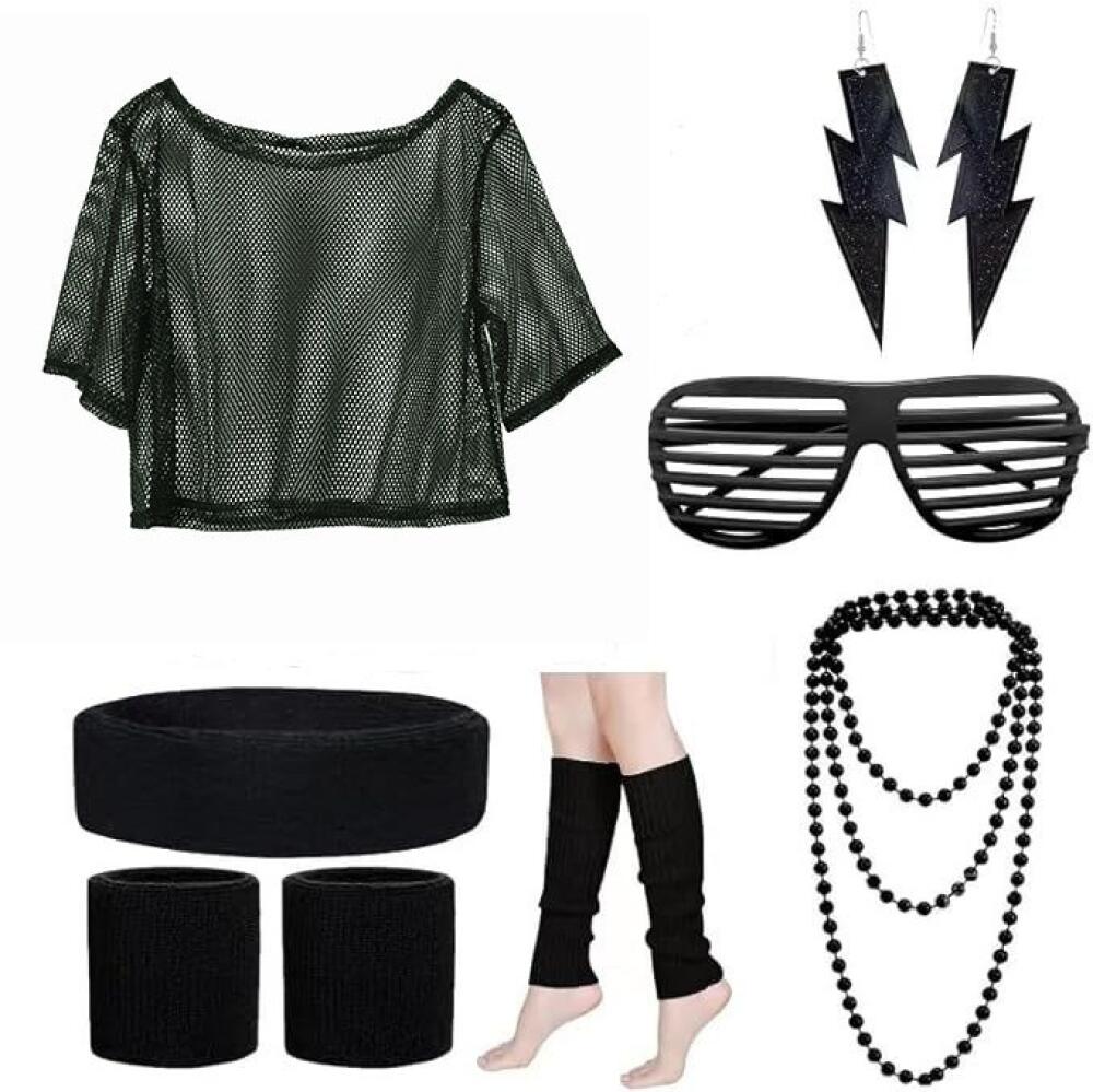 80S Disco Party Outfit Set for - Women'S Accessories In The 80S ulasan dan harga