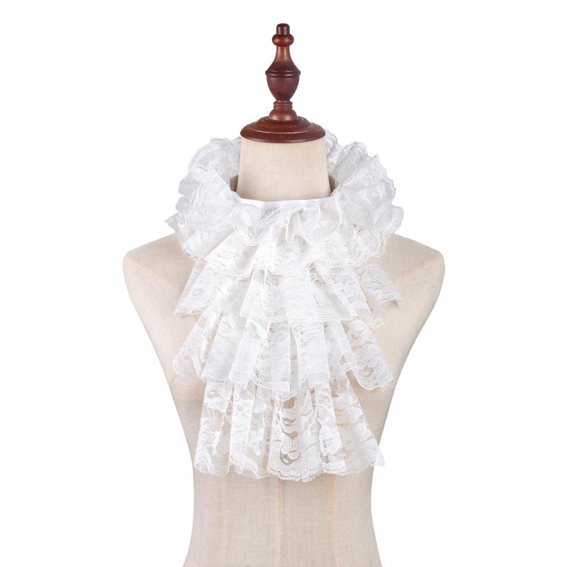 Elegant Detachable Lace Jabot  - Women'S Victorian Era Accessories ulasan dan harga
