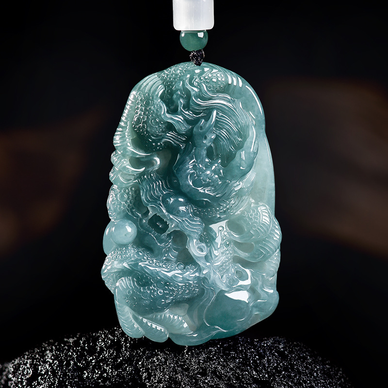 Natural Burmese Jadeite Dragon - Women'S Accessories Jewelry ulasan dan harga