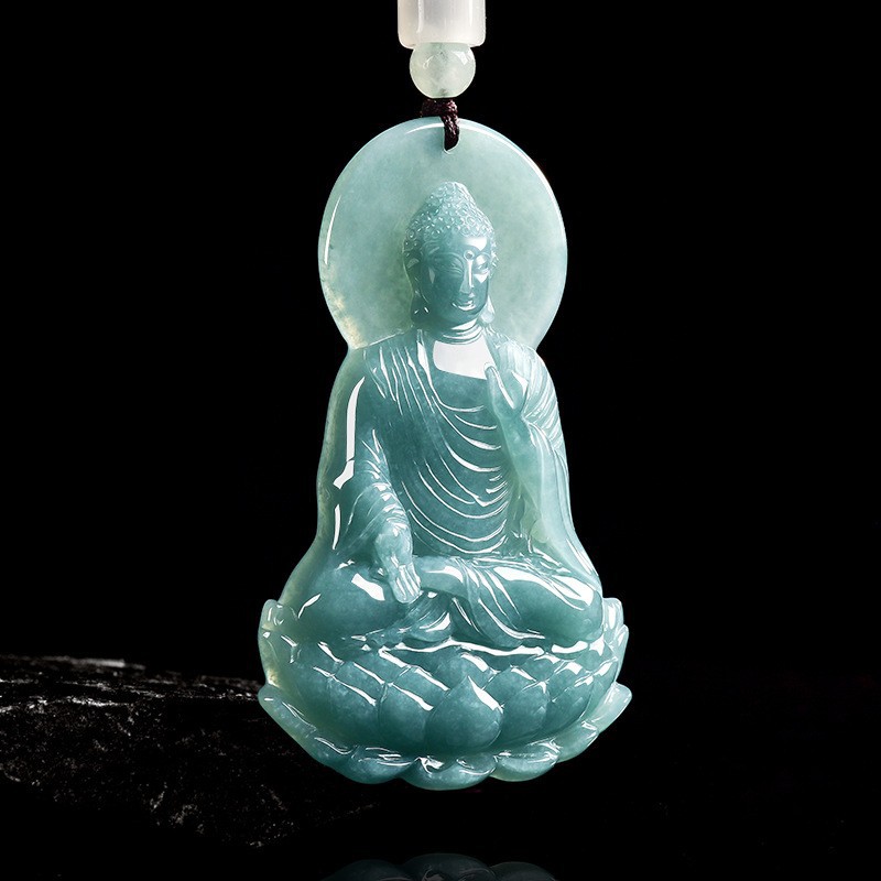 Natural Burmese Jadeite Buddha - Women'S Accessories Jewelry ulasan dan harga