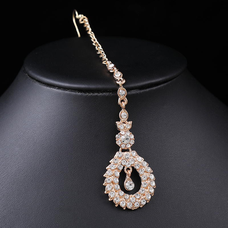 Luxury Gold Color Geometric Cr - Women Jewelry Accessories For Black Dress ulasan dan harga