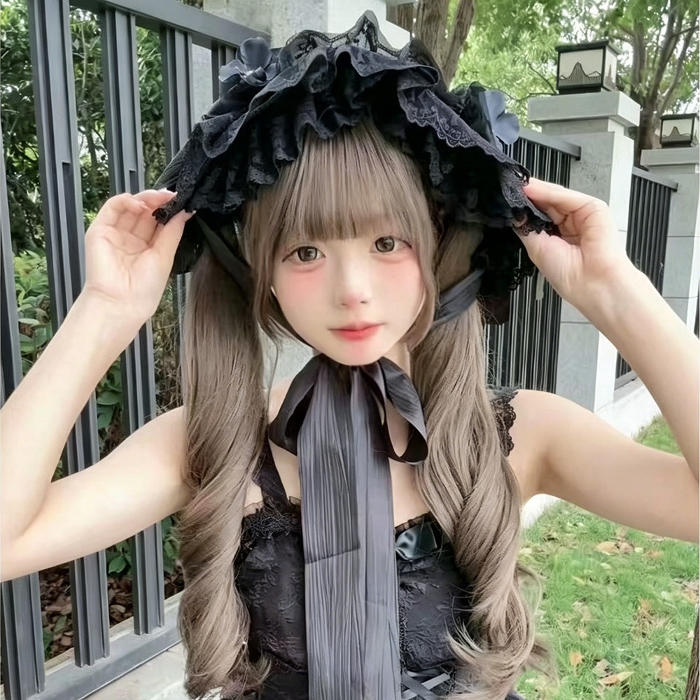 Gothic Lolita Straw Hat BNT Bl - Women'S Victorian Era Accessories ulasan dan harga