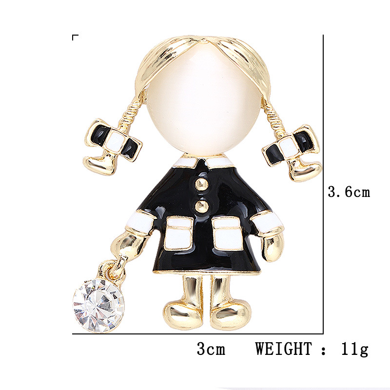 Exquisite Cute Little Girl Bla - Women Jewelry Accessories For Black Dress ulasan dan harga