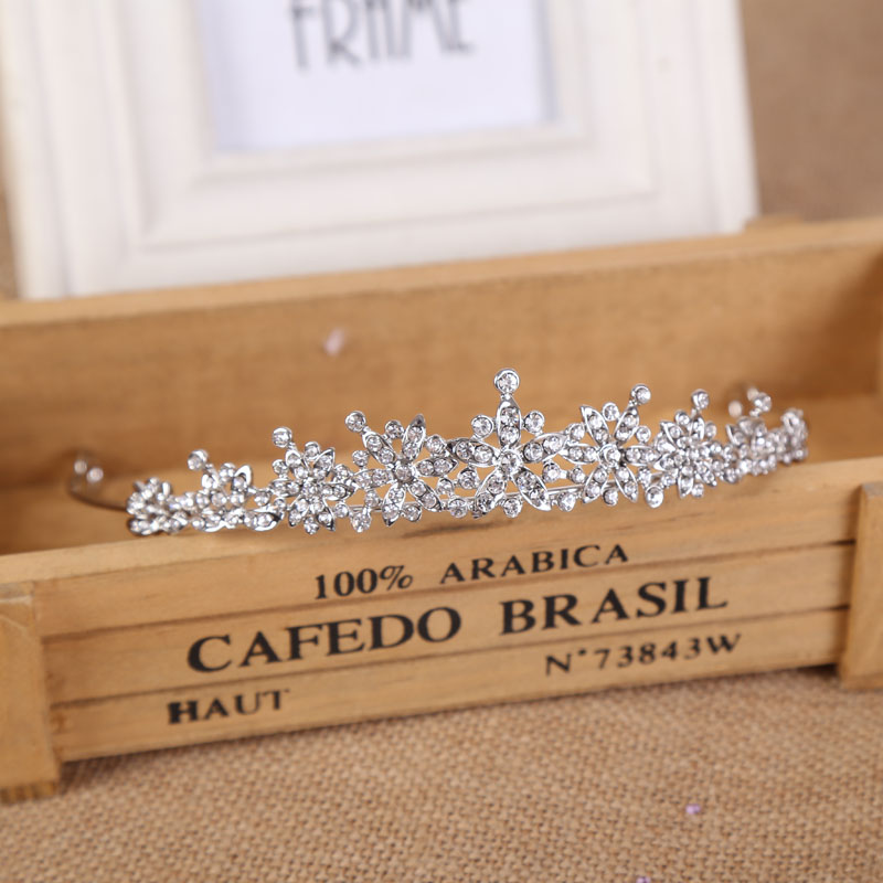 Crystal Wedding Bridal Tiara H - Women Accessories Aesthetic ulasan dan harga