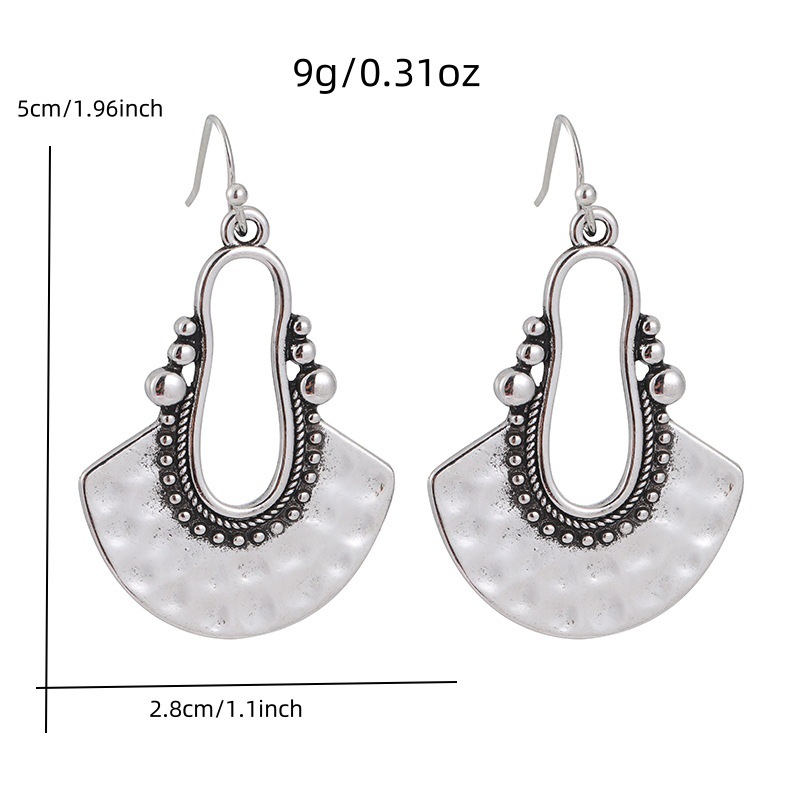 Hollow fan-shaped alloy pendan - Women'S Accessories Manufacturers ulasan dan harga