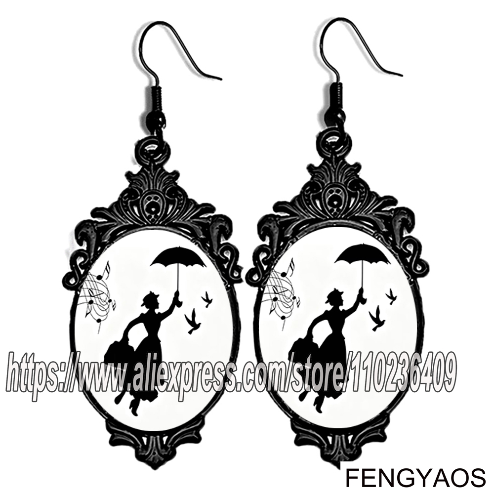 New Black Mary Poppins Dangle  - Women Jewelry Accessories For Black Dress ulasan dan harga