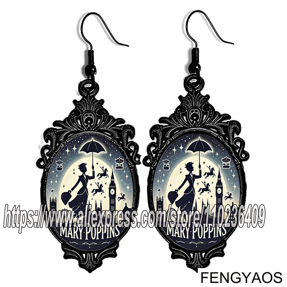 New Black Mary Poppins Dangle  - Women Jewelry Accessories For Black Dress ulasan dan harga