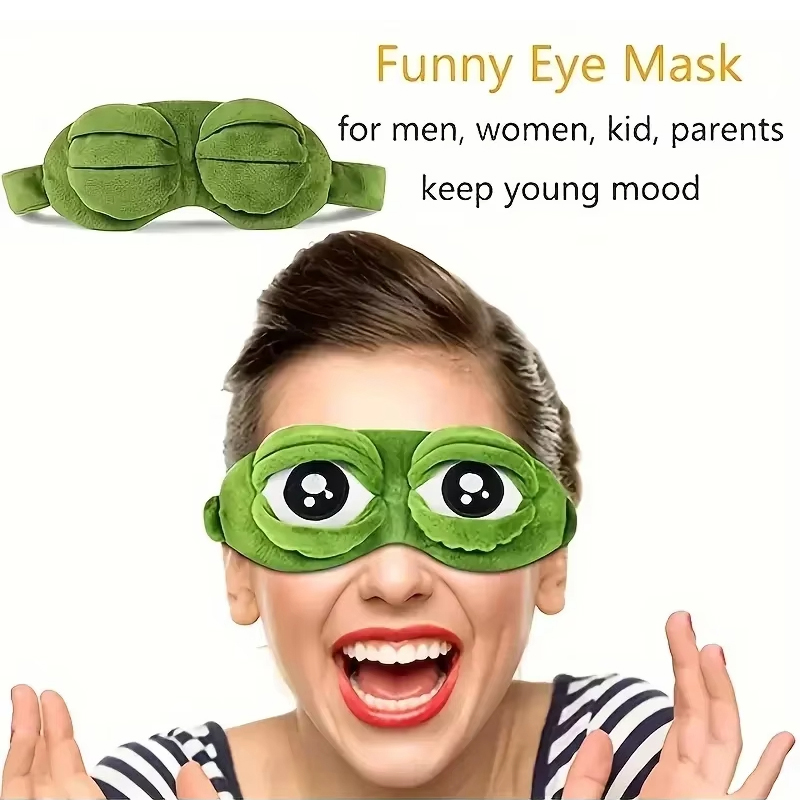 Frog shaped eye mask Party gam - Women Accessories Aesthetic ulasan dan harga