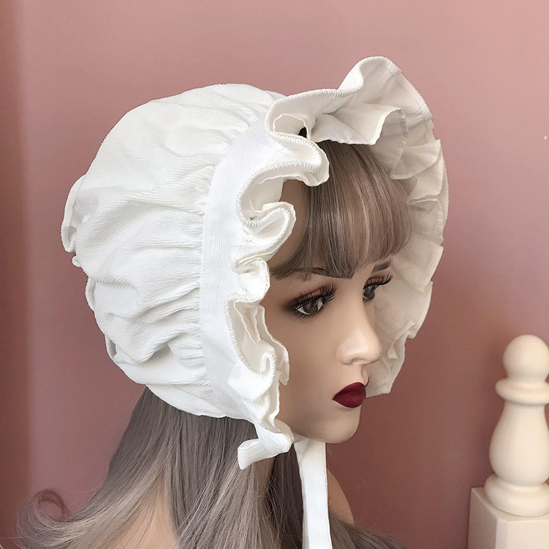 Maid Bonnet Hat Lolita Girl Co - Women'S Victorian Era Accessories ulasan dan harga