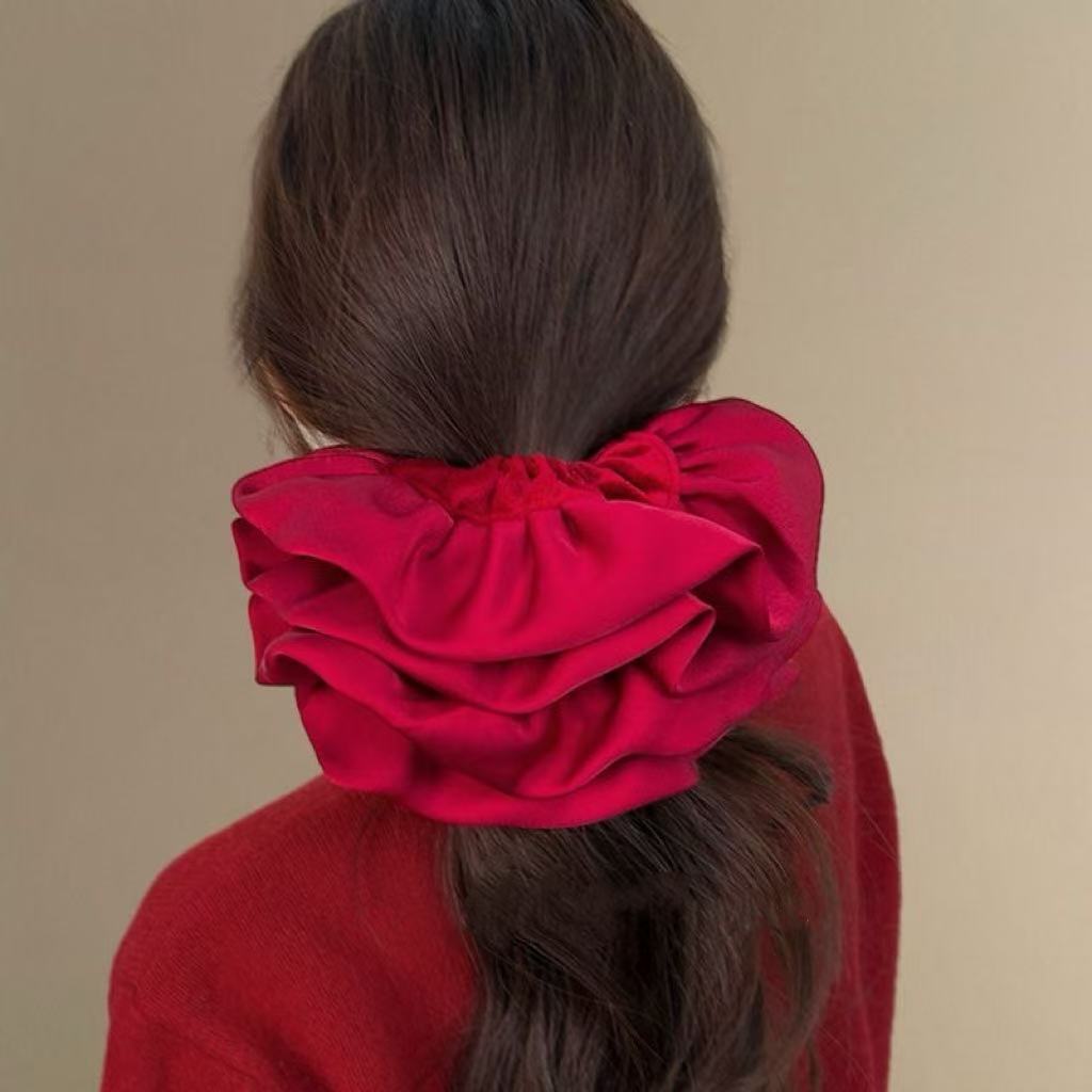 Velvet Oversized Scrunchies -  - Hair Tie Velvet ulasan dan harga