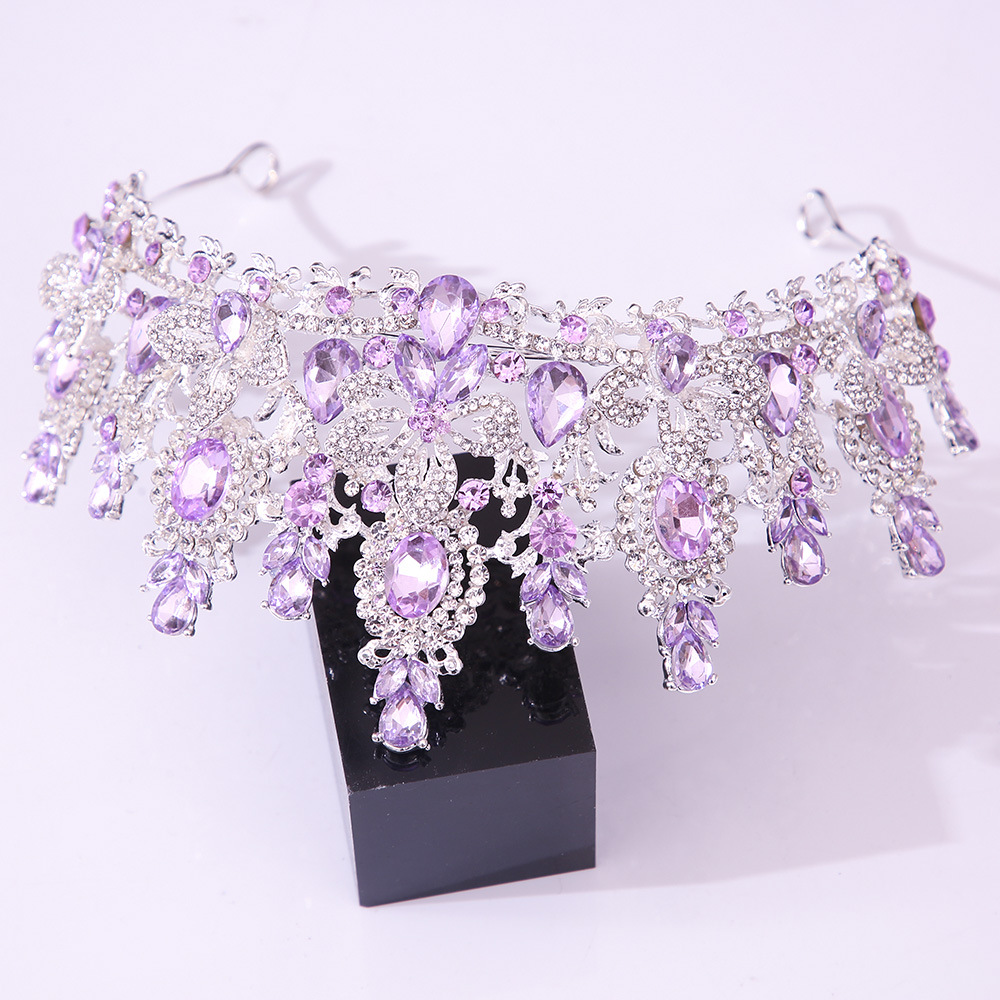 Baroque Princess Red Crystal W - Women Jewelry Accessories For Black Dress ulasan dan harga