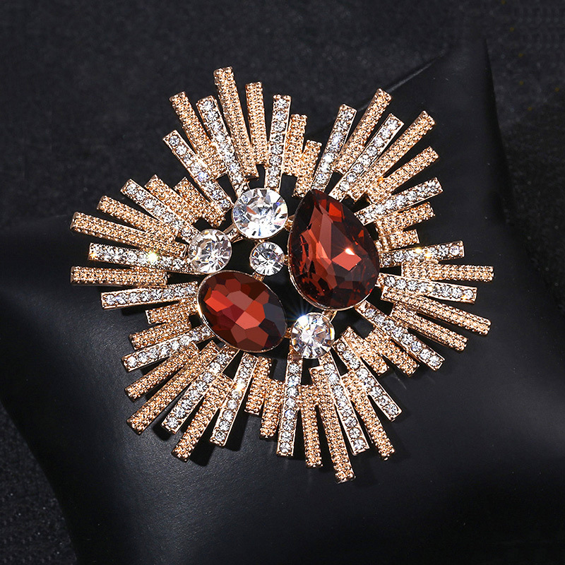 High end luxury crystal brooch - Women'S Accessories Manufacturers ulasan dan harga