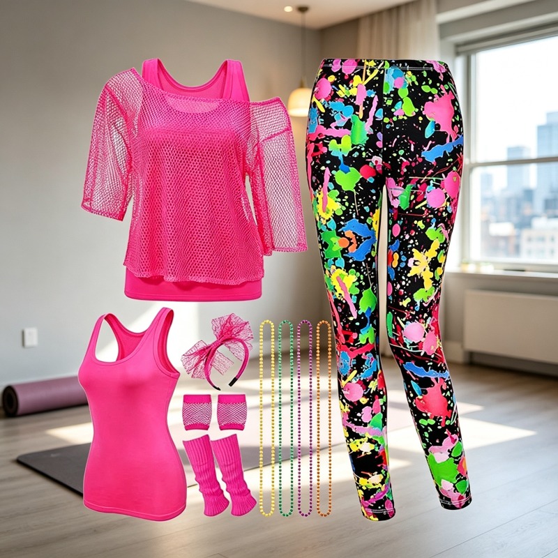 Complete 80s Fitness Instructo - Women'S Accessories In The 80S ulasan dan harga