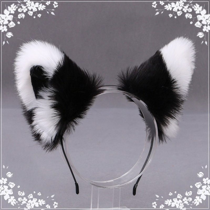 Fluffy Fox Cat Ear Plush Headb - Women Accessories Aesthetic ulasan dan harga