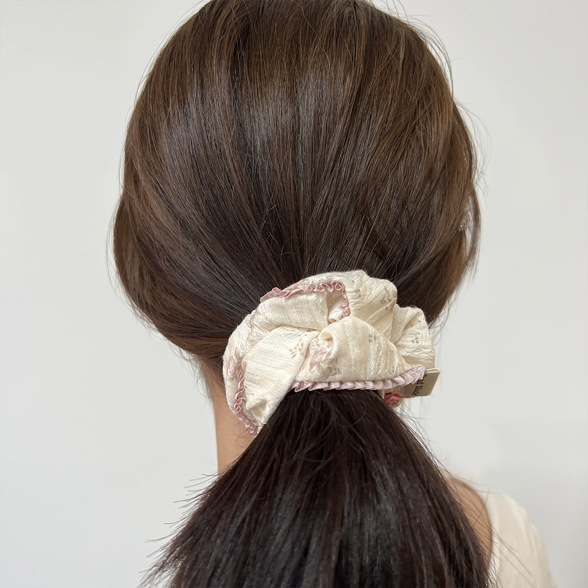 Sweet Girls Lace Trim Jacquard - Hair Tie Velvet ulasan dan harga