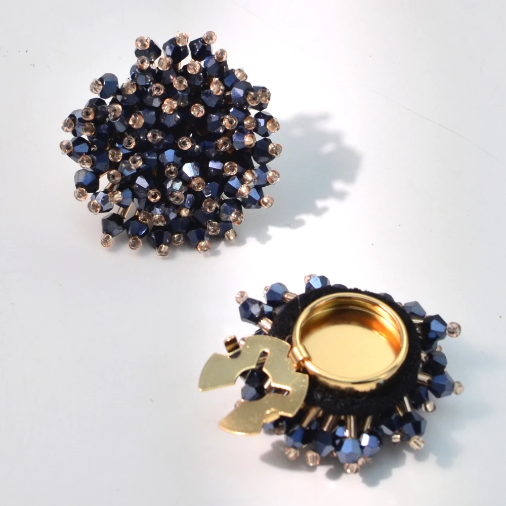 2PCS Elegant Button Covers Han - Women'S Accessories Jewelry ulasan dan harga