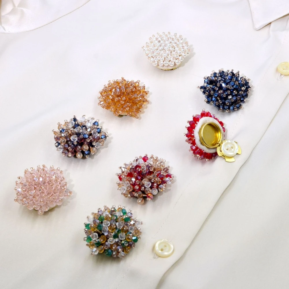 2PCS Elegant Button Covers Han - Women'S Accessories Jewelry ulasan dan harga