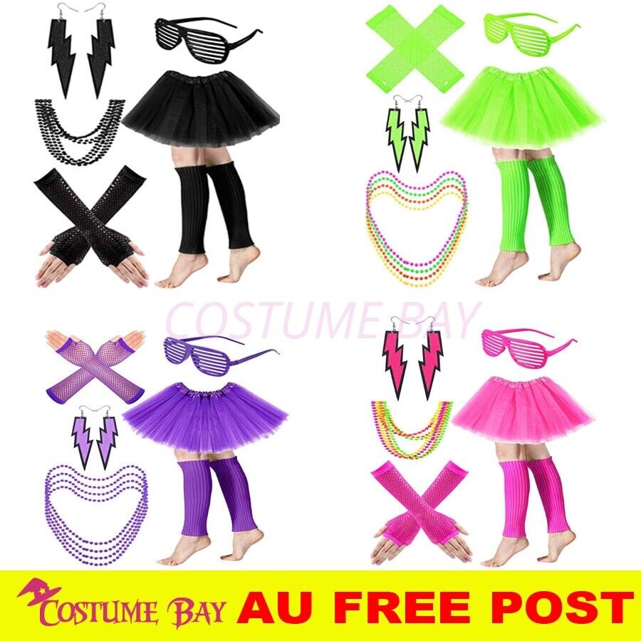 PESENAR Womens Neon 80s Tutu S - Women'S Accessories In The 80S ulasan dan harga