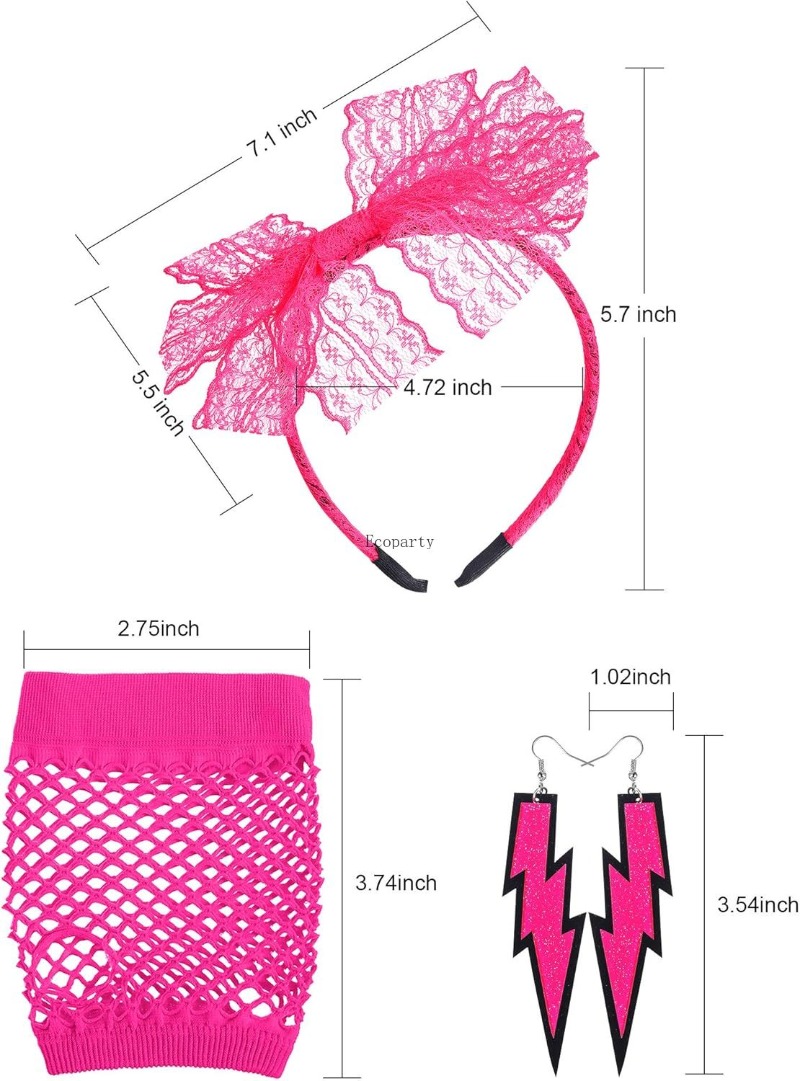 Blulu 80s Accessories for Wome - Women'S Accessories In The 80S ulasan dan harga