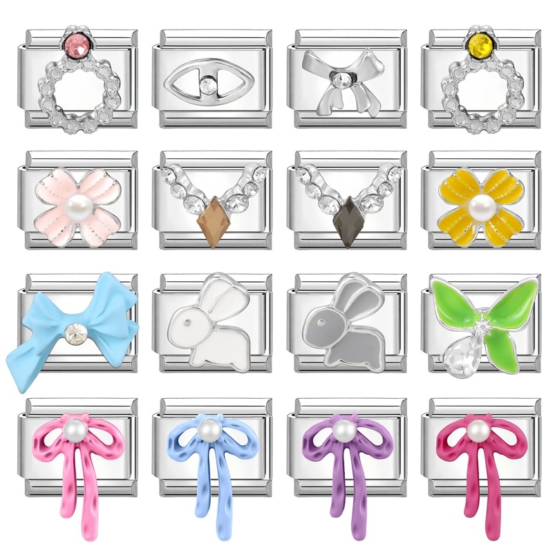 1Pcs 9×10mm Colorful Bowknots  - Women'S Accessories Manufacturers ulasan dan harga