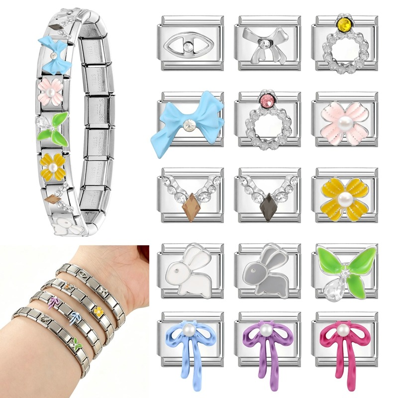 1Pcs 9×10mm Colorful Bowknots  - Women'S Accessories Manufacturers ulasan dan harga