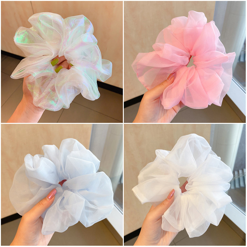 2022 Summer Organza Scrunchies - Hair Tie Velvet ulasan dan harga