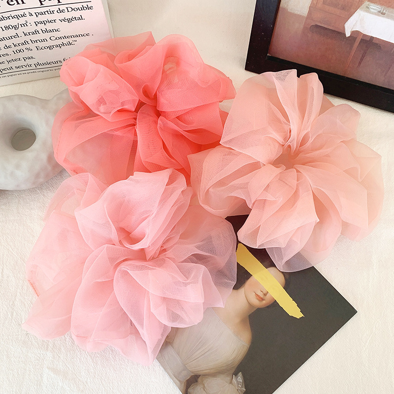 2022 Summer Organza Scrunchies - Hair Tie Velvet ulasan dan harga