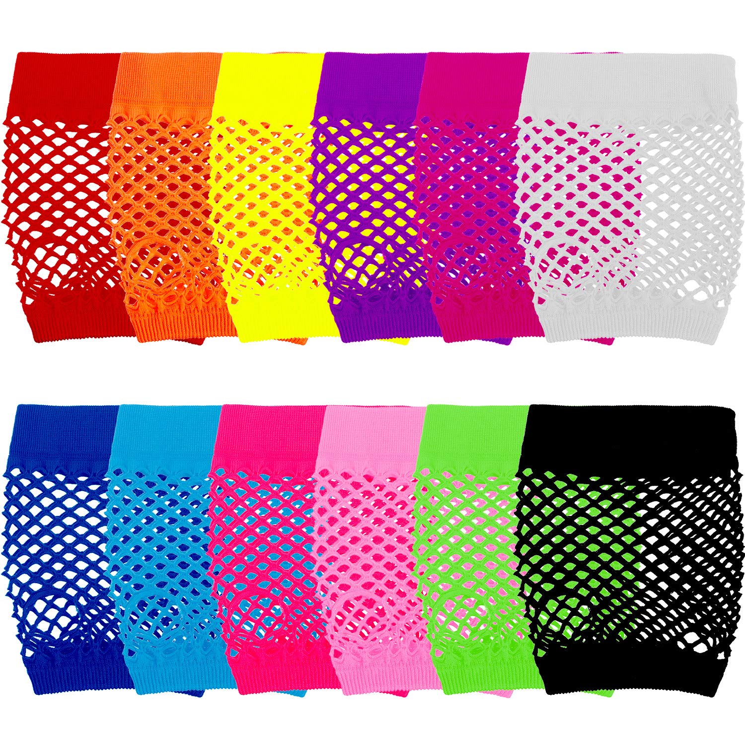 24 Pairs Fingerless Fishnet Ne - Women'S Accessories In The 80S ulasan dan harga
