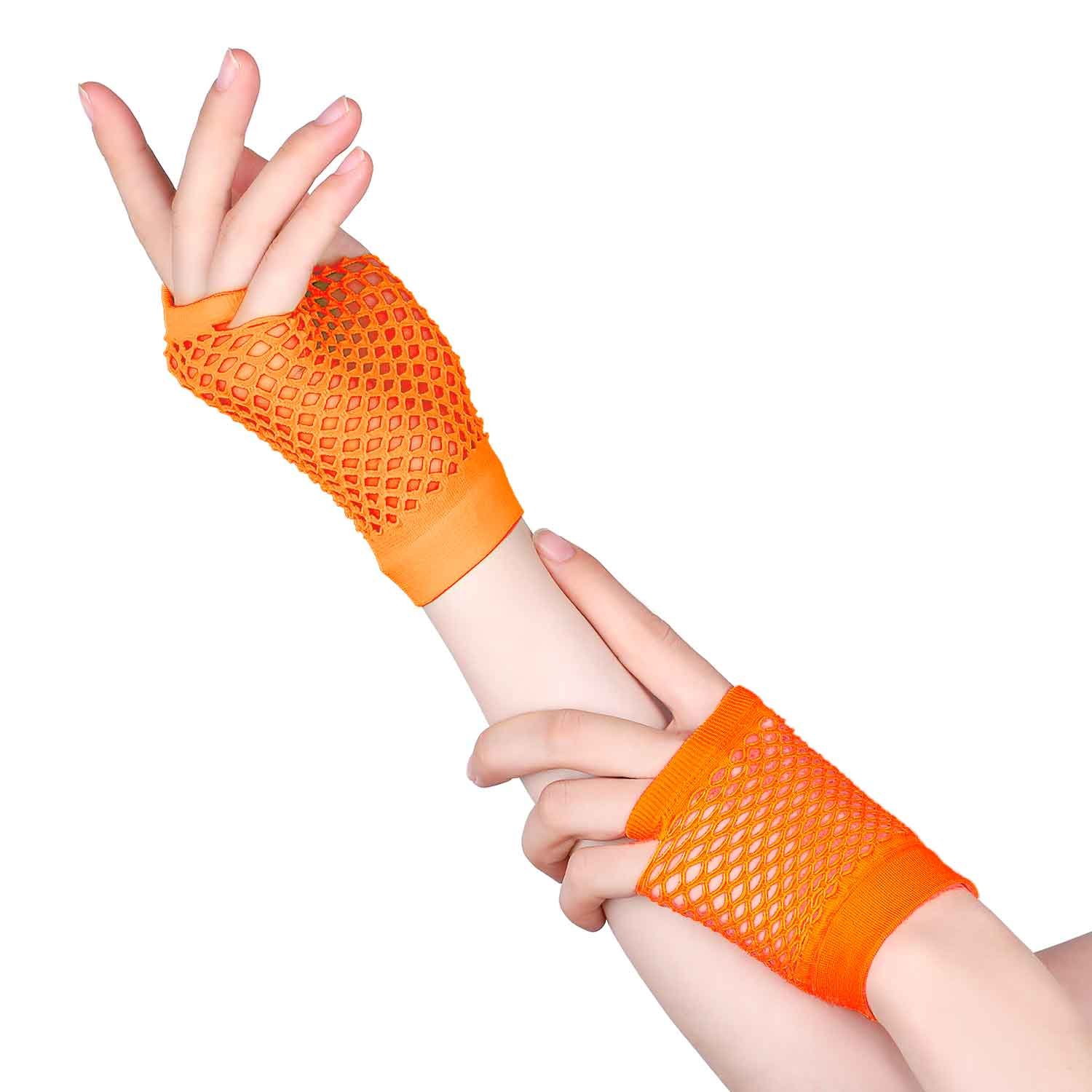 24 Pairs Fingerless Fishnet Ne - Women'S Accessories In The 80S ulasan dan harga