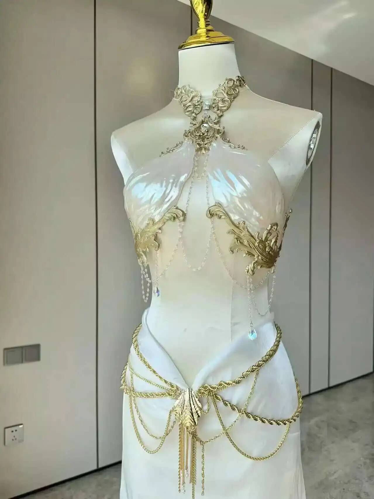 ZIWU Design Mermaid Outfit Ori - Women Accessories Chain ulasan dan harga