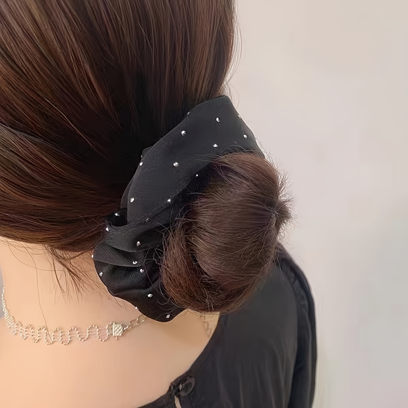 1/3PCS Satin Scrunchies With R - Hair Tie Velvet ulasan dan harga