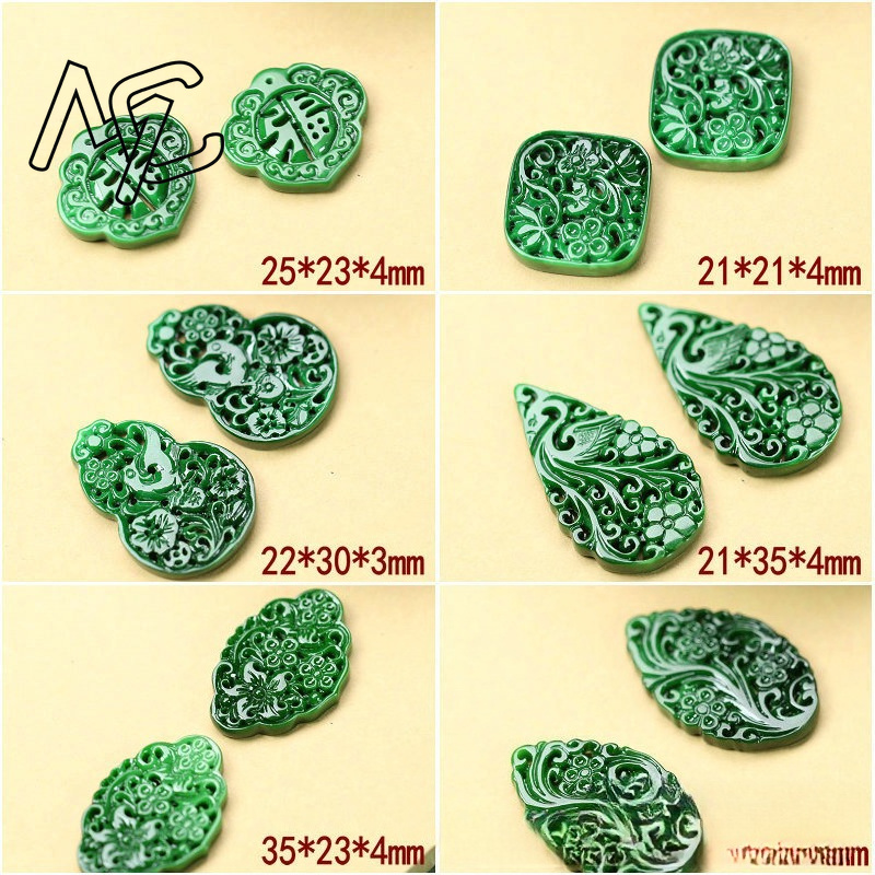 2pcs DIY Natural Dry Green Eme - Women'S Accessories Jewelry ulasan dan harga