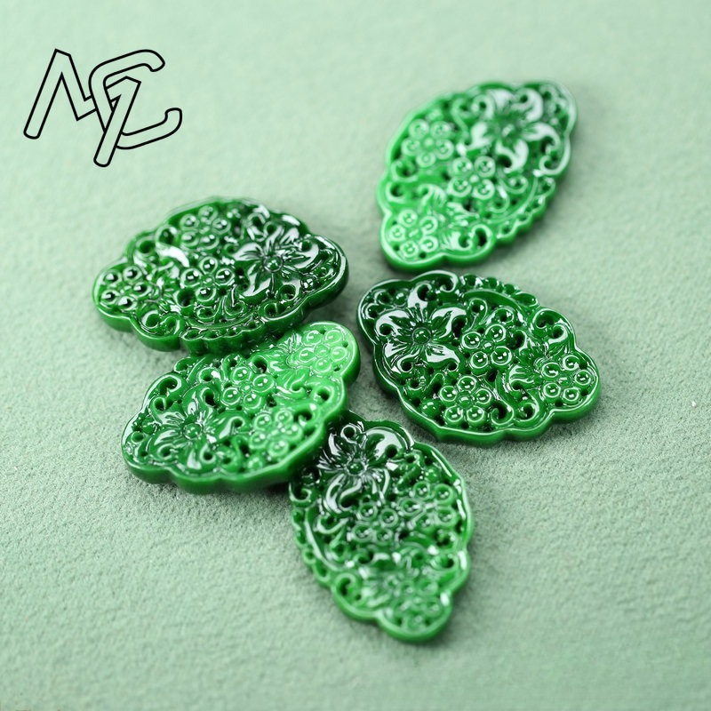 2pcs DIY Natural Dry Green Eme - Women'S Accessories Jewelry ulasan dan harga