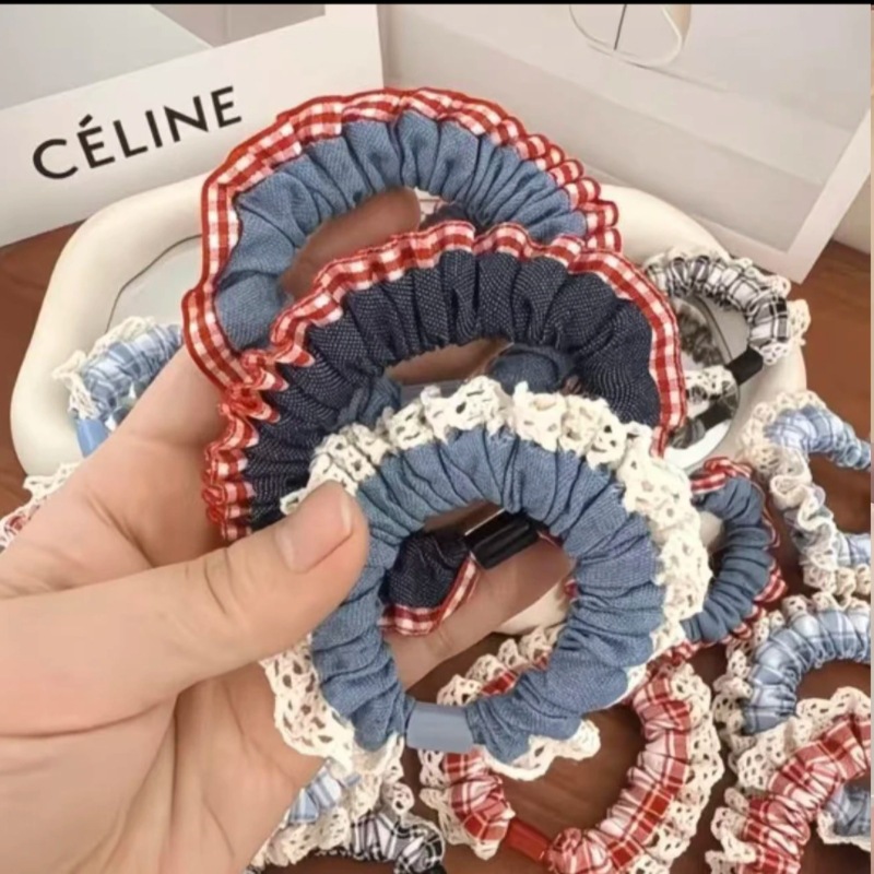 2/6 Pcs Women's Hair Scrunchie - Hair Tie Velvet ulasan dan harga
