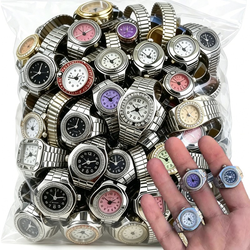 Retro Watch Ring Y2K Punk Quar - Women'S Accessories In The 80S ulasan dan harga