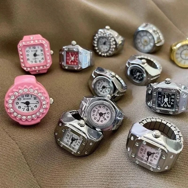 Retro Watch Ring Y2K Punk Quar - Women'S Accessories In The 80S ulasan dan harga