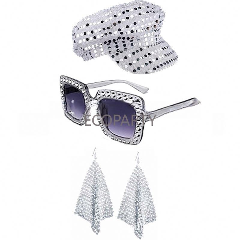 2024 3PCS/5PCS 70s Disco Costu - Women'S Accessories In The 80S ulasan dan harga