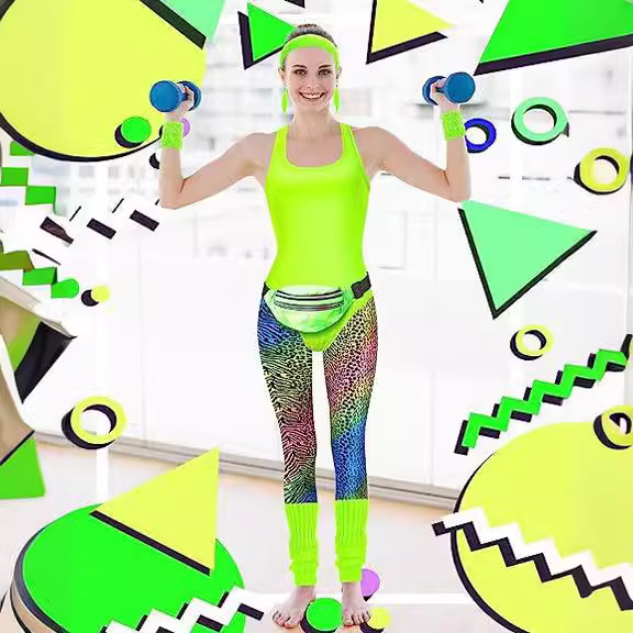 1980s Party Costume Women Spor - Women'S Accessories In The 80S ulasan dan harga