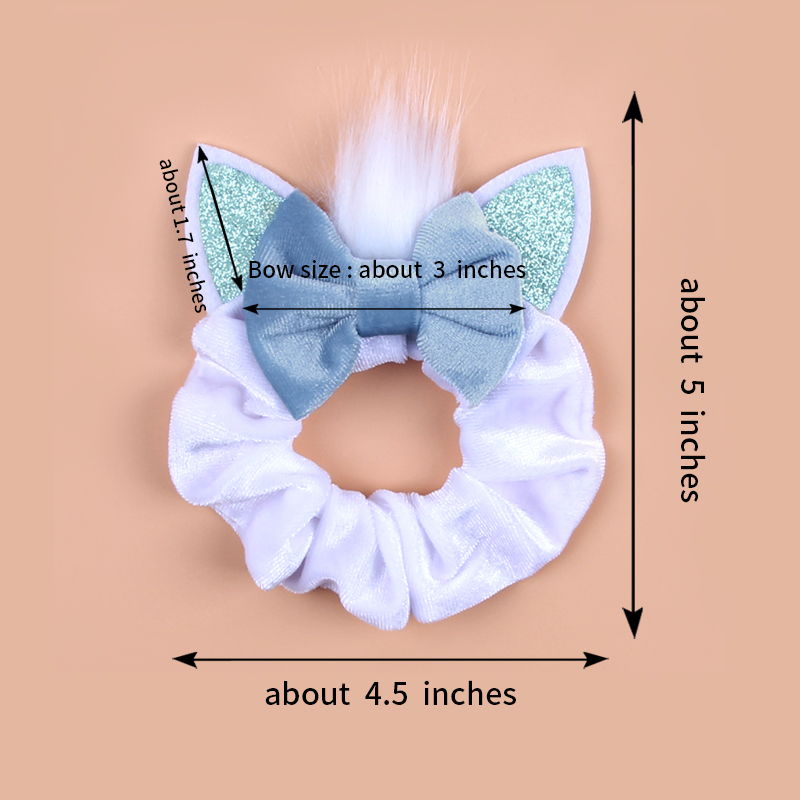New Mouse Ears Velvet Scrunchi - Hair Tie Velvet ulasan dan harga