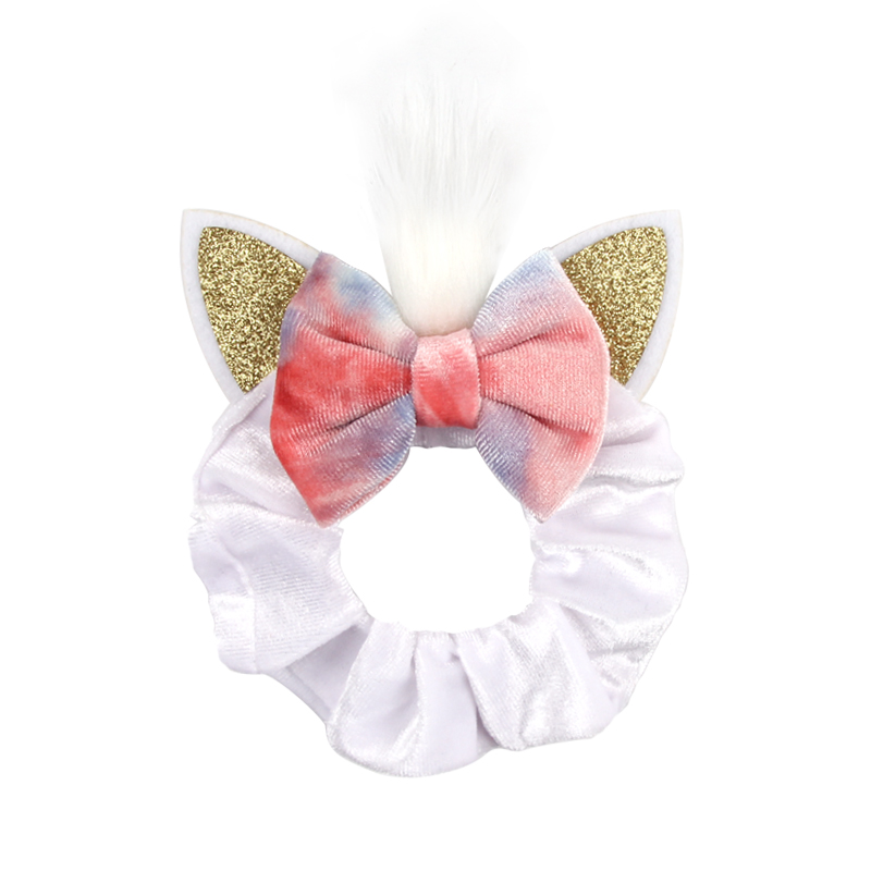 New Mouse Ears Velvet Scrunchi - Hair Tie Velvet ulasan dan harga
