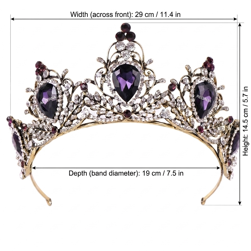 Crown Headpiece Lightweight Ba - Women'S Accessories Jewelry ulasan dan harga