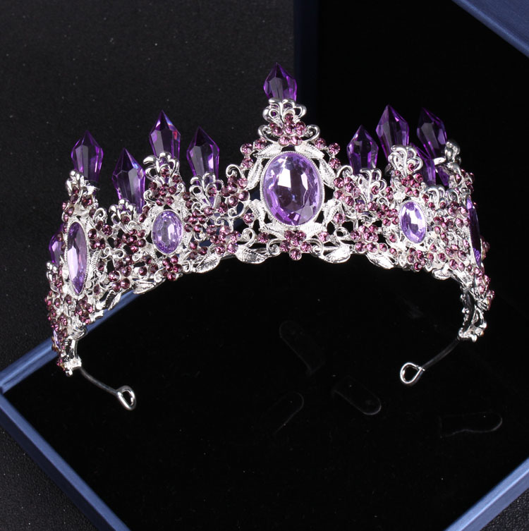 Noble Purple Crystal Bridal Je - Women Jewelry Accessories For Black Dress ulasan dan harga